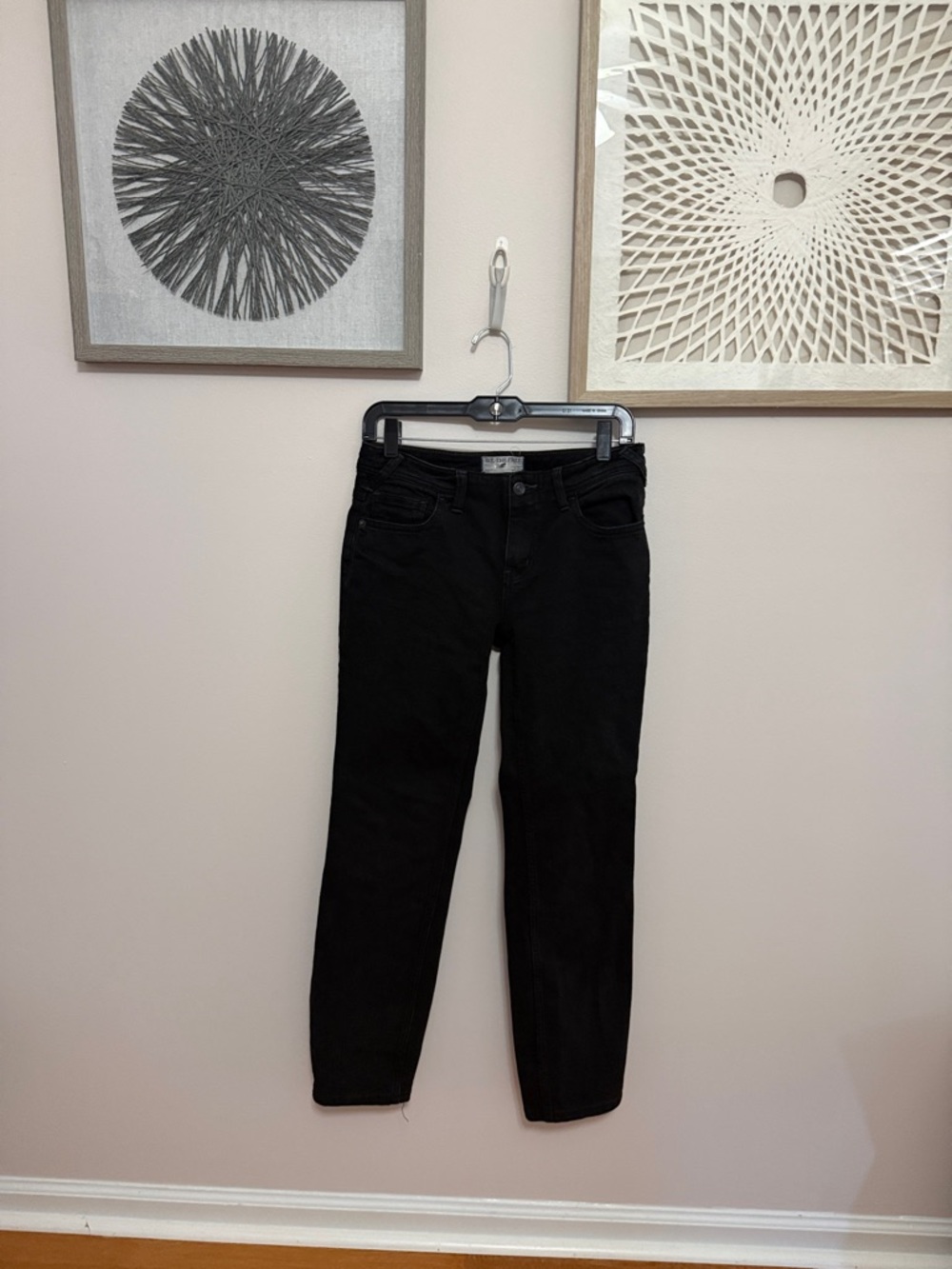 We The Free Women's Black Straight Leg Jeans